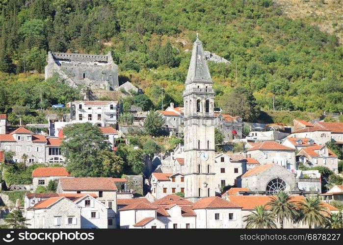 Perast, mountain town, Montenegro