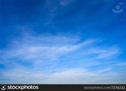 perfect blue sky with clouds