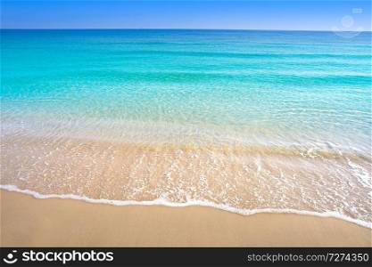 Perfect Mediterranean beach in Costa Blanca at Spain Alicante