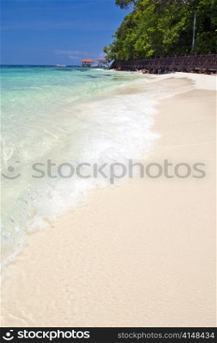 Perfect white sand beach in paradise location