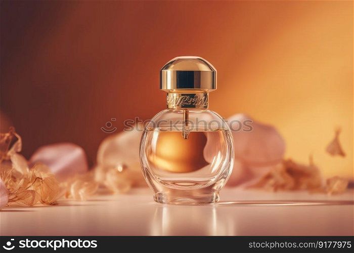 Perfume bottle. Illustration Generative AI
