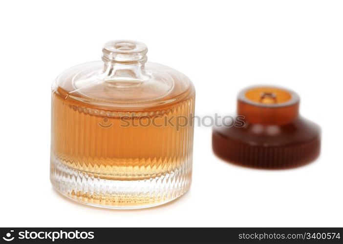 perfume isolated on a white