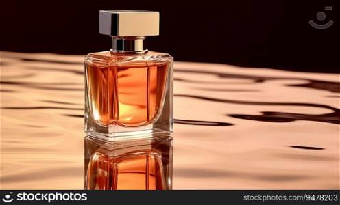 Perfume luxury bottle. Product design perfumery. Generative AI