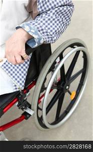 Person in a wheelchair