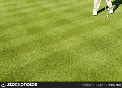 Person on Putting Green