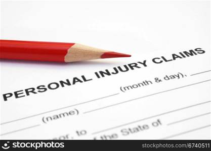 Personal injury claim