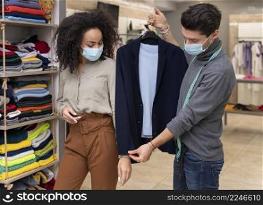 personal shopper with mask working 5. personal shopper with mask working 4