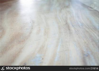 Perspective closeup wooden table surface, stock photo