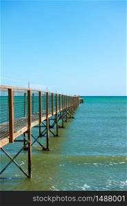 Perspective of pier and the sea - Landscape