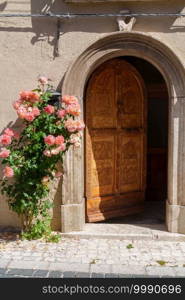 Pescasseroli, historic town in the Abruzzo National Park, at summer