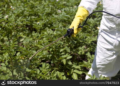 Pesticide spraying