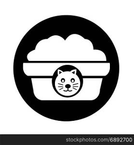 Pet cat food icon