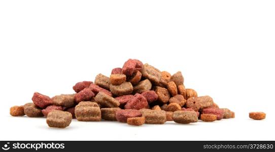 Pet Food Isolated On White