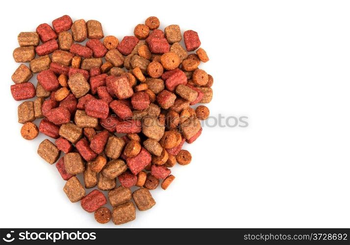 Pet Food Isolated On White