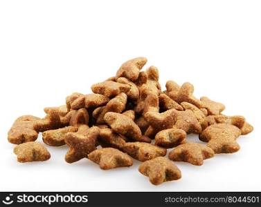 Pet food on a white background. Pet food on a white background.