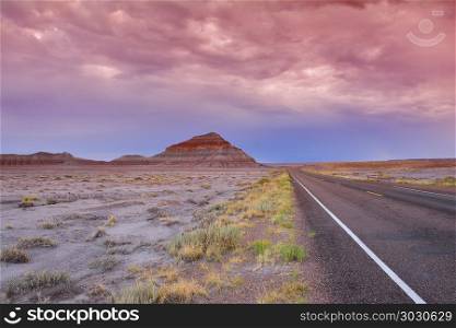 Petrified Forest National Park, USA.. Nature Painted Desert, Petrified Forest National Park, Arizona, USA