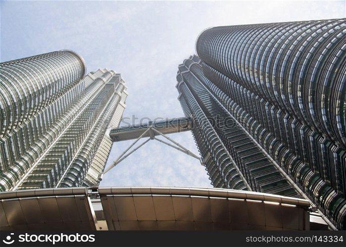 Petronas Towers Kuala Lumpur, skyscraper, Malaysia;
photographed in October 2017