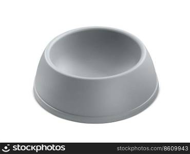 pets bowl isolated on white background