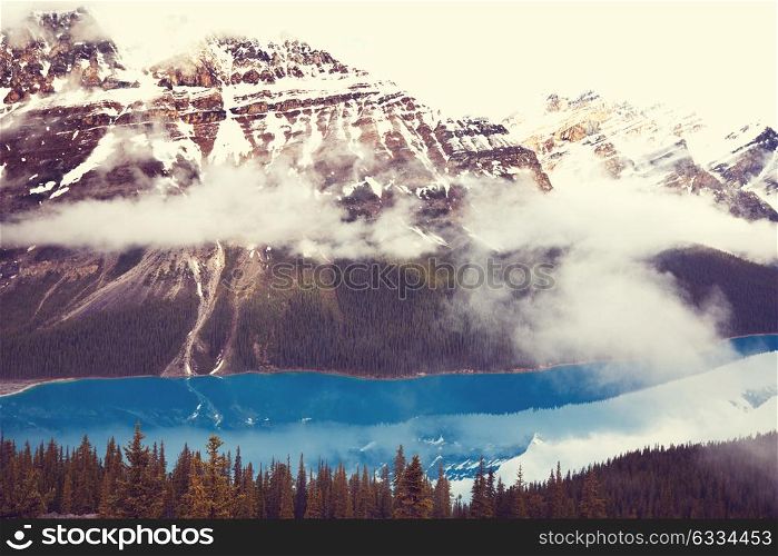 Peyto Lake in Banff National Park, Canada