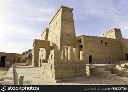 Philae Temple of Isis in Aswan, Egypt