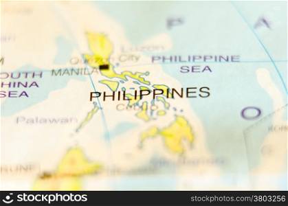 philippines country on map