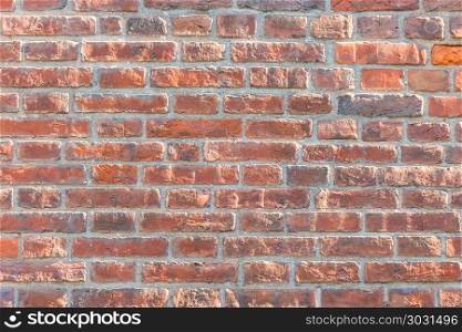 photo for background old red brick wall