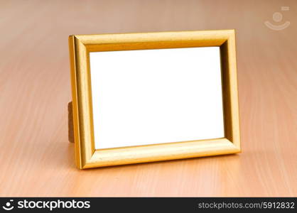 Photo frames on the table