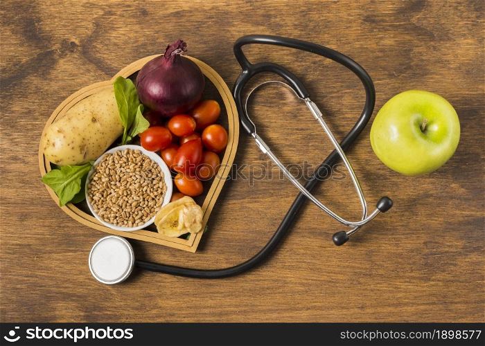 Photo Healthy food and medical equipment. Resolution and high quality beautiful photo. Photo Healthy food and medical equipment. High quality beautiful photo concept