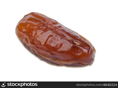 Photo of a date, tasty exotic fruit isolated on a white background