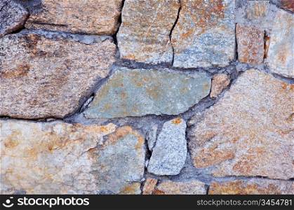 Photo of a plain stone wall for background