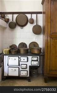 photo of a vintage old style equiped kitchen