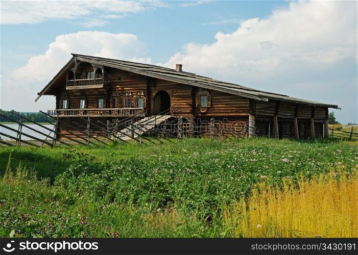 Photo of a wooden house, Russia. Wooden house