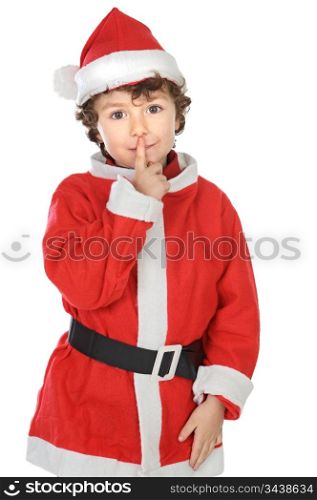 Photo of an adorable boy in christmas