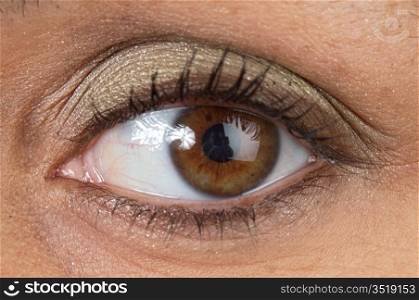 photo of an eye of the person