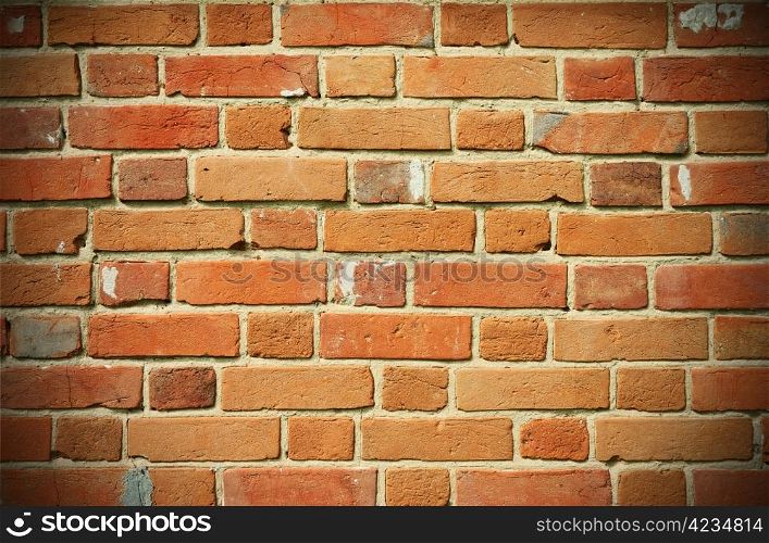 Photo of an old brick wall. Brick Wall