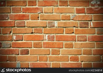 Photo of an old brick wall. Brick Wall