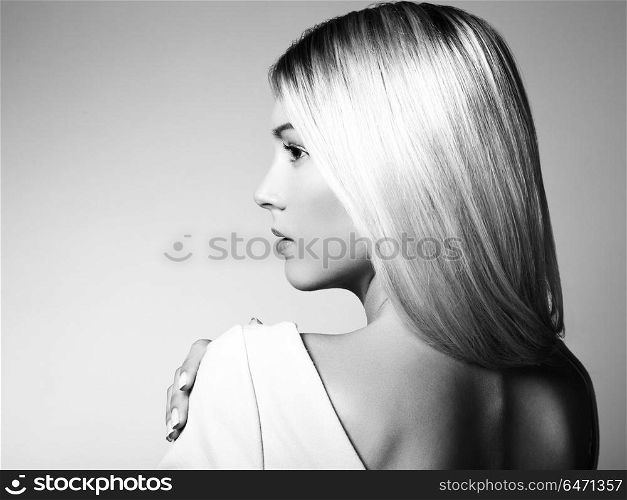 Photo of beautiful woman with magnificent hair. Photo of beautiful woman with magnificent hair. Fashion photo