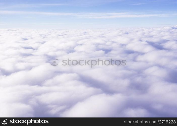 Photo of clouds taken from above