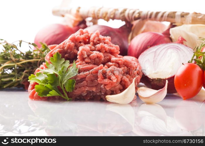 photo of different ingredients for preparing italian tomato sauce