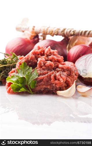 photo of different ingredients for preparing italian tomato sauce