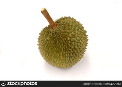 photo of durian fruits isolated on white background
