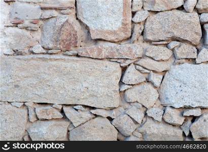 Photo of Grey Stone wall to use wallpaper