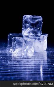 photo of ice cubes