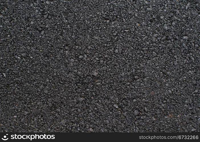Photo of new asphalted surface background. Close up