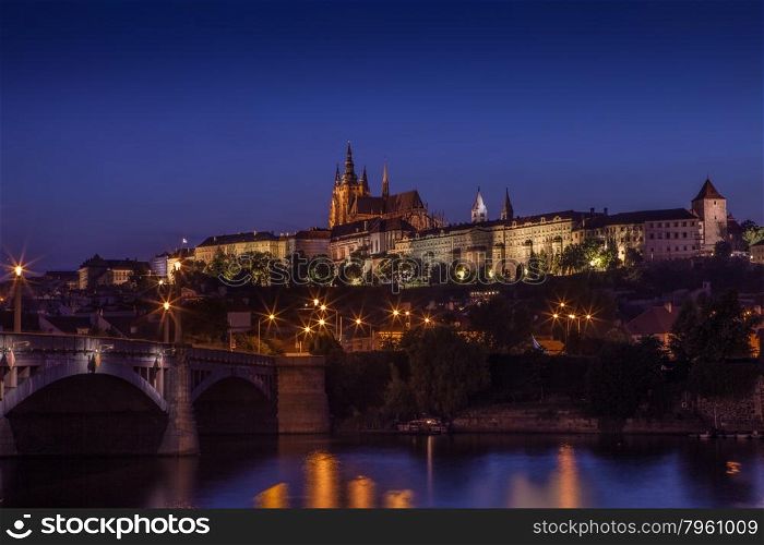 Photo of Prague by night