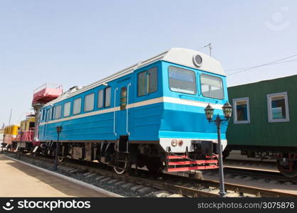 Photo of Russian rail road locomotive in Samara