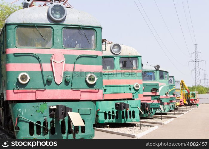 Photo of Russian rail road locomotive in Samara