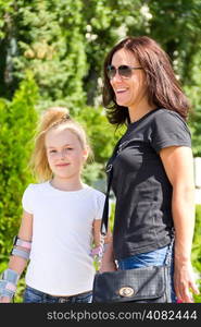 Photo of smiling happiest mother and daughter