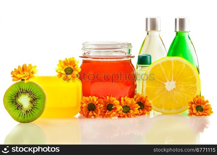 Photo of spa products and ingredients