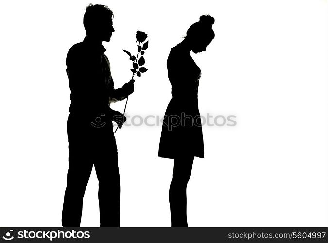 Photo of splitting-up young couple